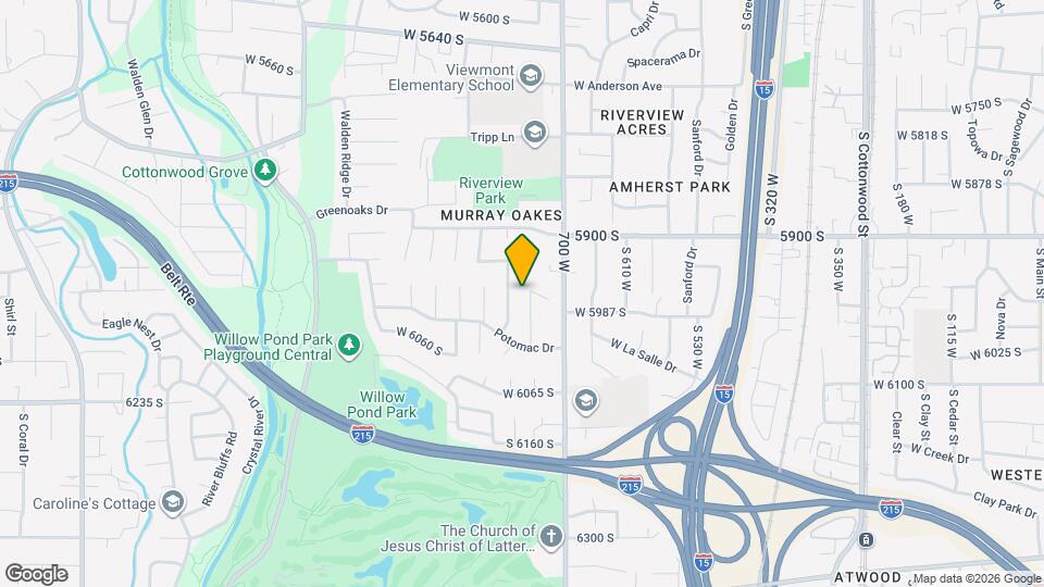 5972 Roanoke Dr Map and Location Details