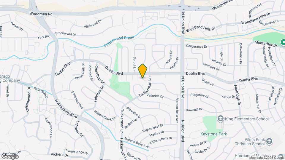 6430 McNichols Ct Map and Location Details