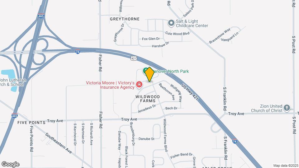 7832 Wolfgang Pl Mapa y Detalles de la Ubicación