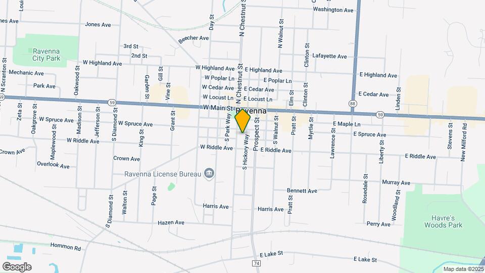 245 S Chestnut St Map and Location Details