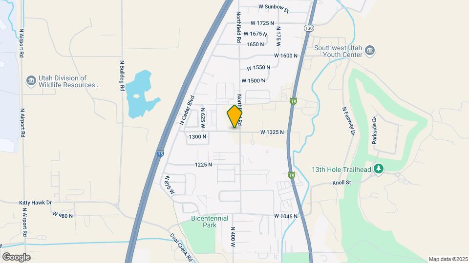 404 W 1325 N Map and Location Details