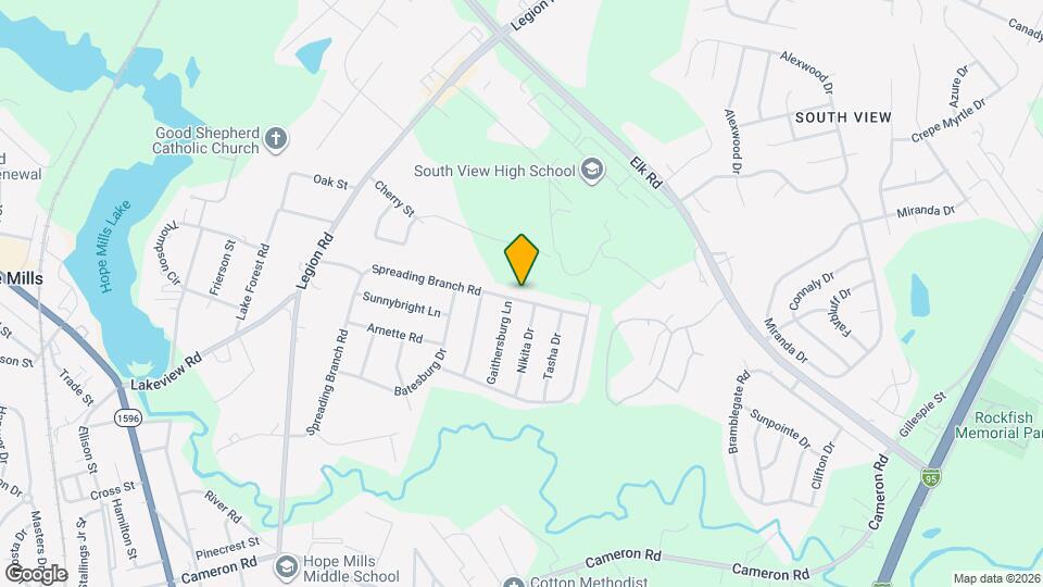 5236 Spreading Branch Rd Map and Location Details