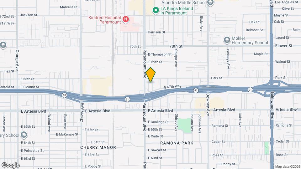 6761 Curtis Ave, Unit 4 Map and Location Details