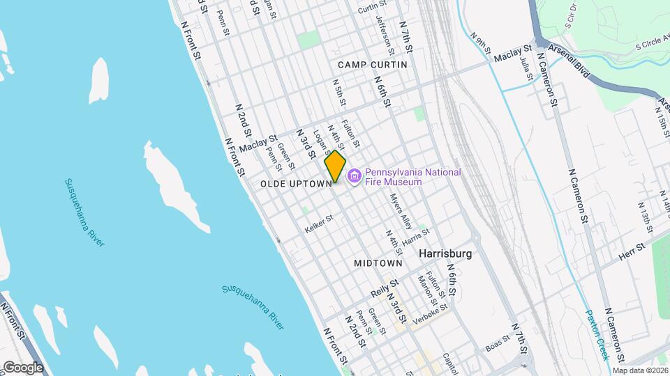 1841 N 3rd St Mapa y Detalles de la Ubicación