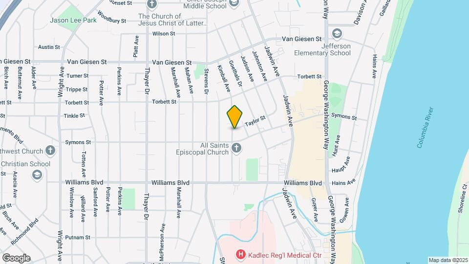 719 Taylor St Map and Location Details
