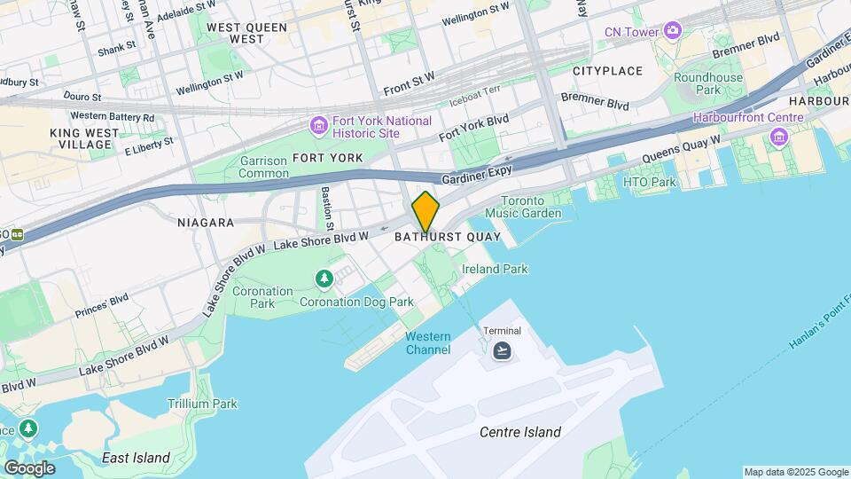 650-650 Queens Quay W Map and Location Details