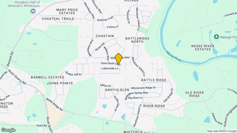 6861 Lakinsville Ln Mapa y Detalles de la Ubicación