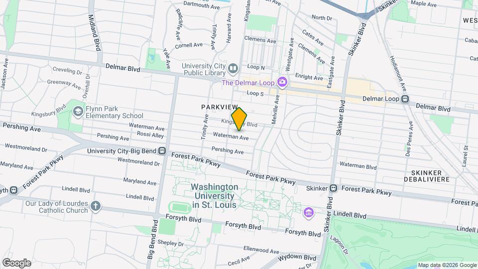 6637 Waterman Ave Map and Location Details