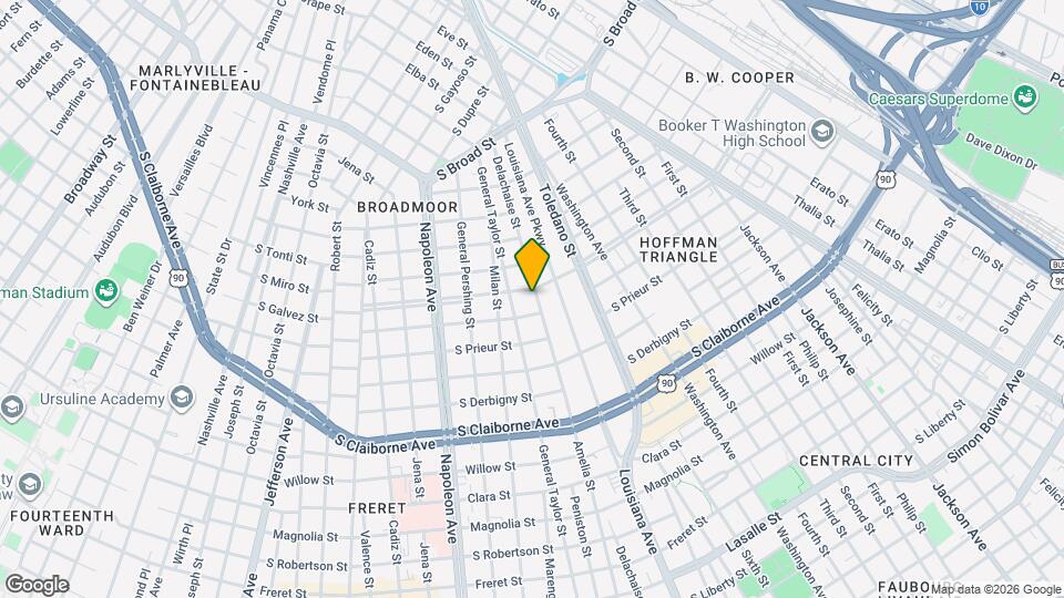 3428 Delachaise St Map and Location Details