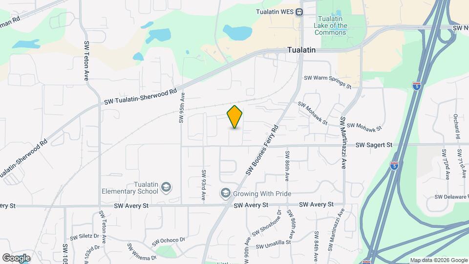 9059 SW Sagert St Map and Location Details