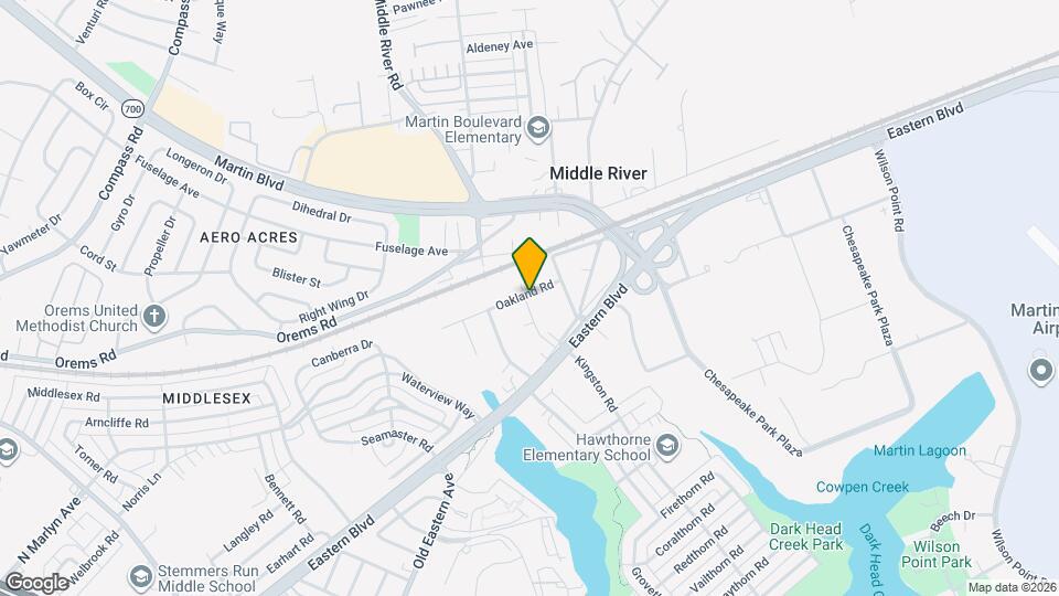 2125 Oakland Rd Map and Location Details