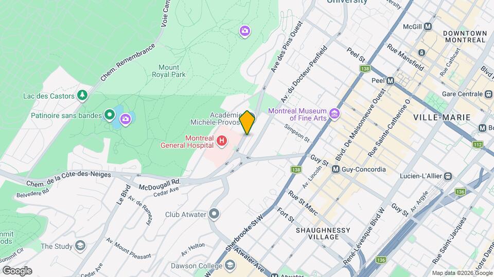 1566 Des Pins Av O Map and Location Details