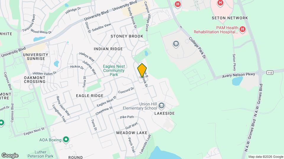 3604 Sandy Brook Dr Mapa y Detalles de la Ubicación