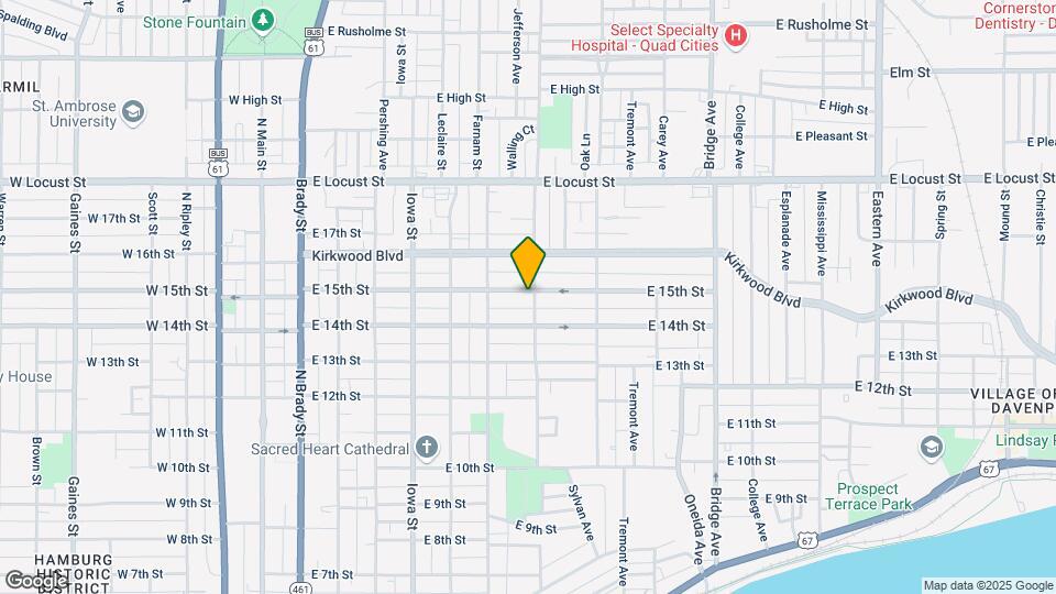 637 E 15th St Mapa y Detalles de la Ubicación