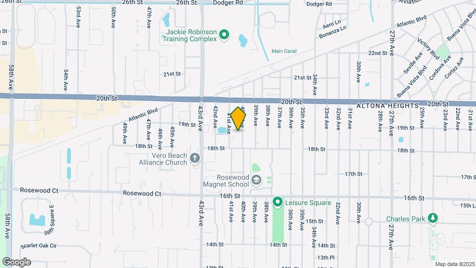 Vero Beach Apartments Map and Location Details