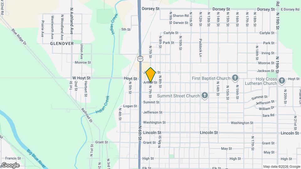 1022 N 7th St Map and Location Details