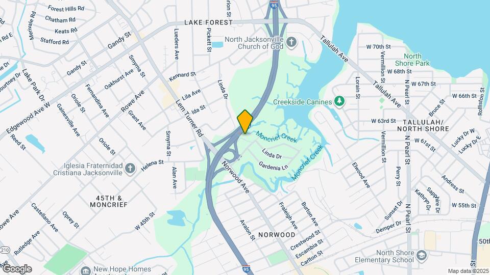 7023 Linda Dr Map and Location Details