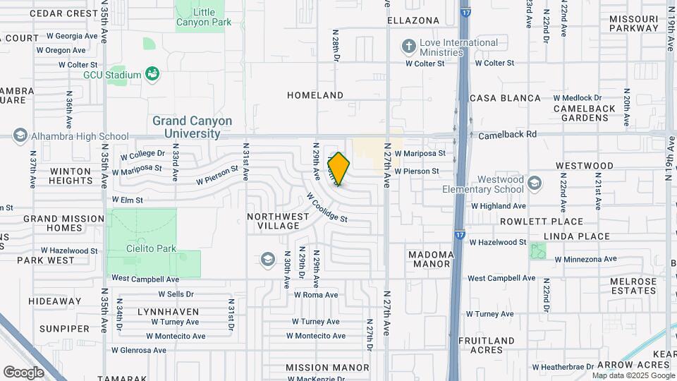 4720 N 28th Dr Map and Location Details