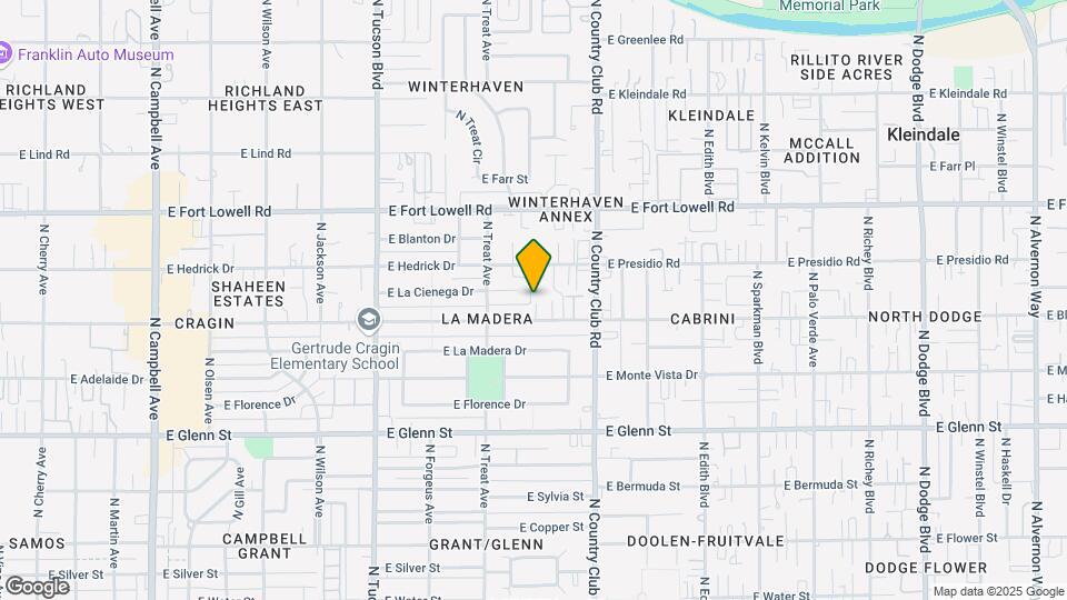 2901-2905 E Blacklidge Dr Map and Location Details