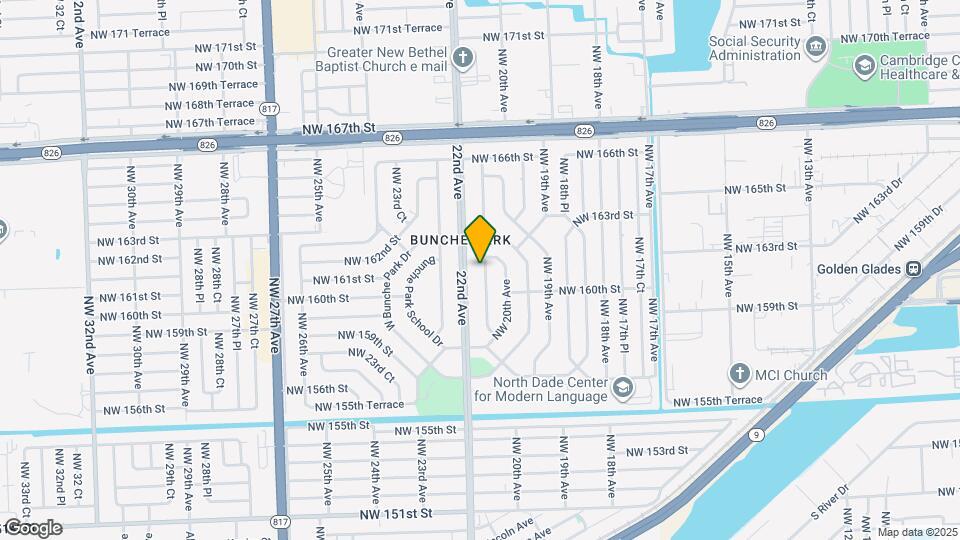 16100 NW 21st Ave Map and Location Details