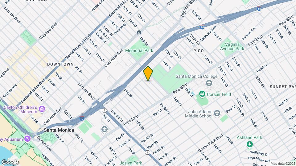 1825 Euclid St Map and Location Details