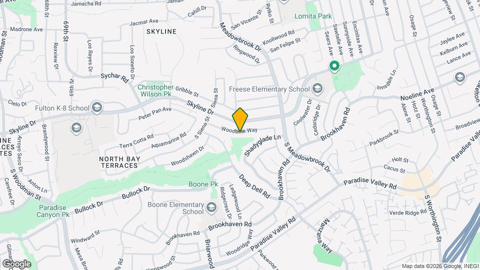 7643 Woodbine Way Map and Location Details