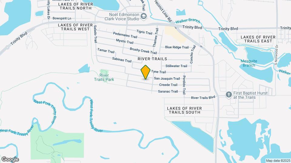 8813 Creede Trail Map and Location Details