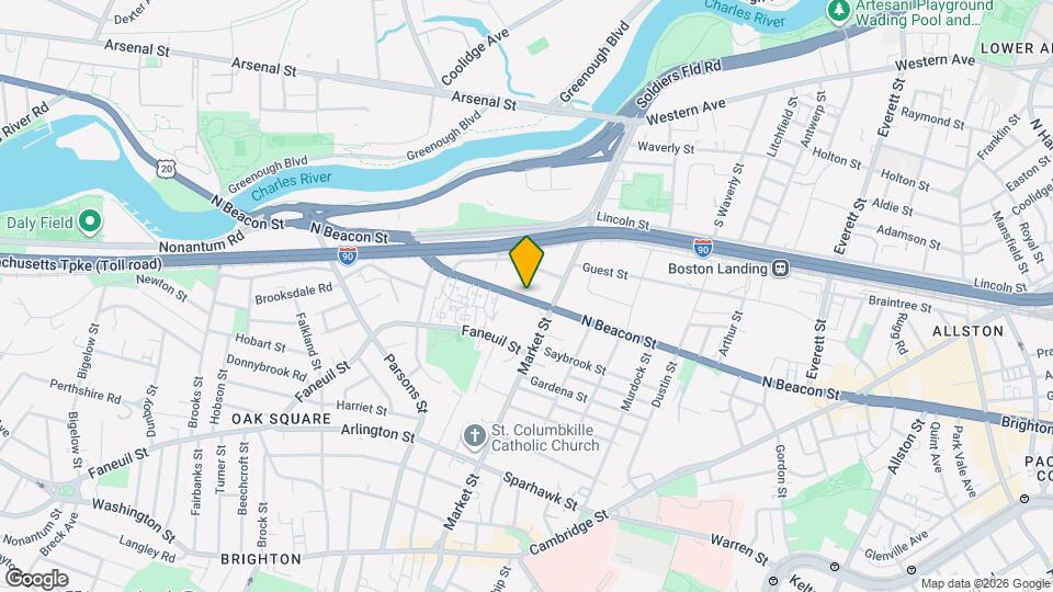 275 N Beacon St, Unit 42 Map and Location Details