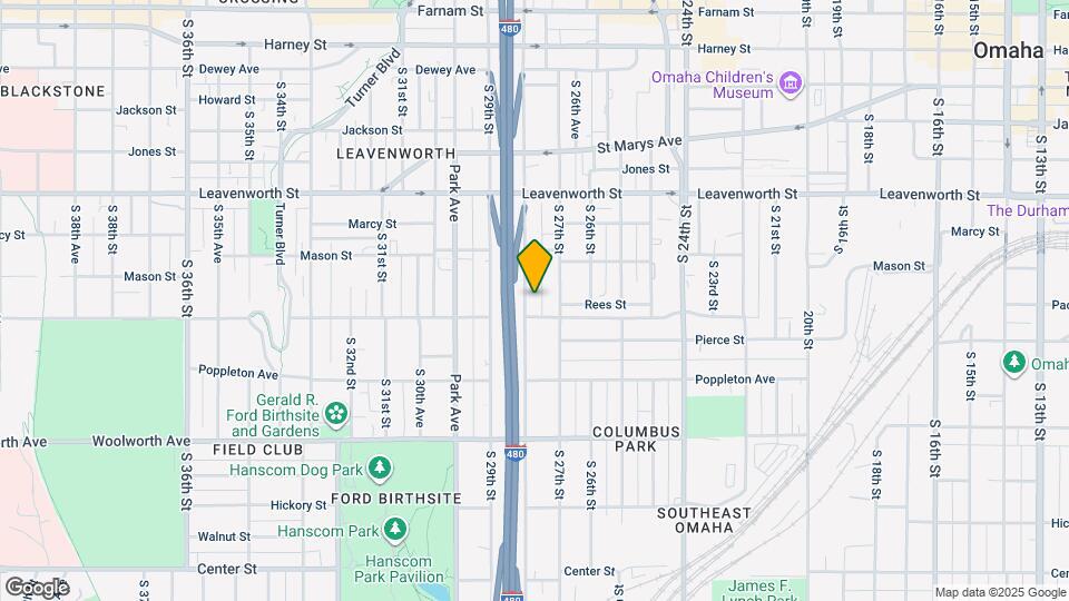1045 S 28th St Map and Location Details
