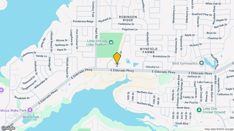 127 Castleridge Dr Map and Location Details