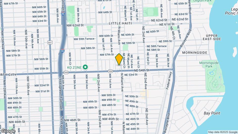 5430 N Miami Ave Map and Location Details