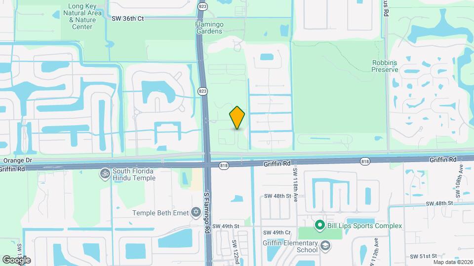 4390 SW 122nd Terrace Map and Location Details