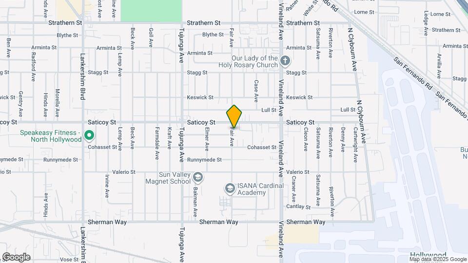 7538 Fair Ave Map and Location Details