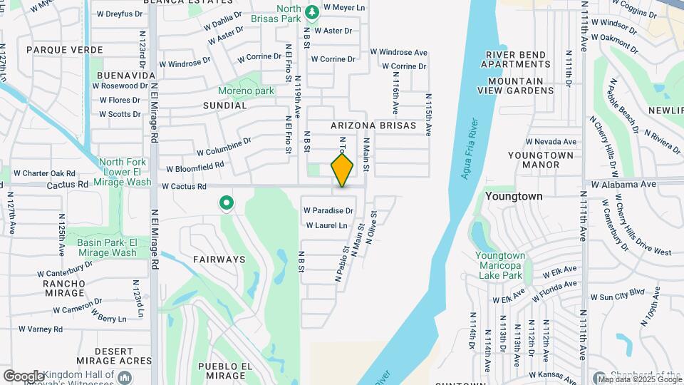 11726 W Shaw Butte Dr Map and Location Details