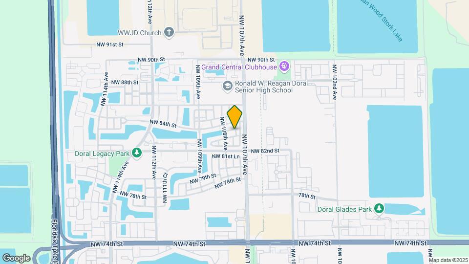 8330 NW 107th Pl Map and Location Details