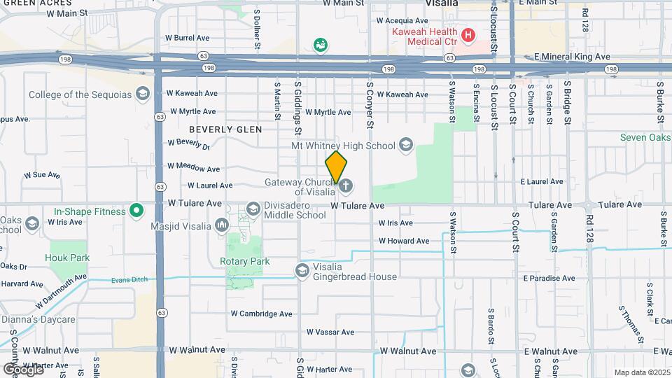 1116 S Sowell St Map and Location Details