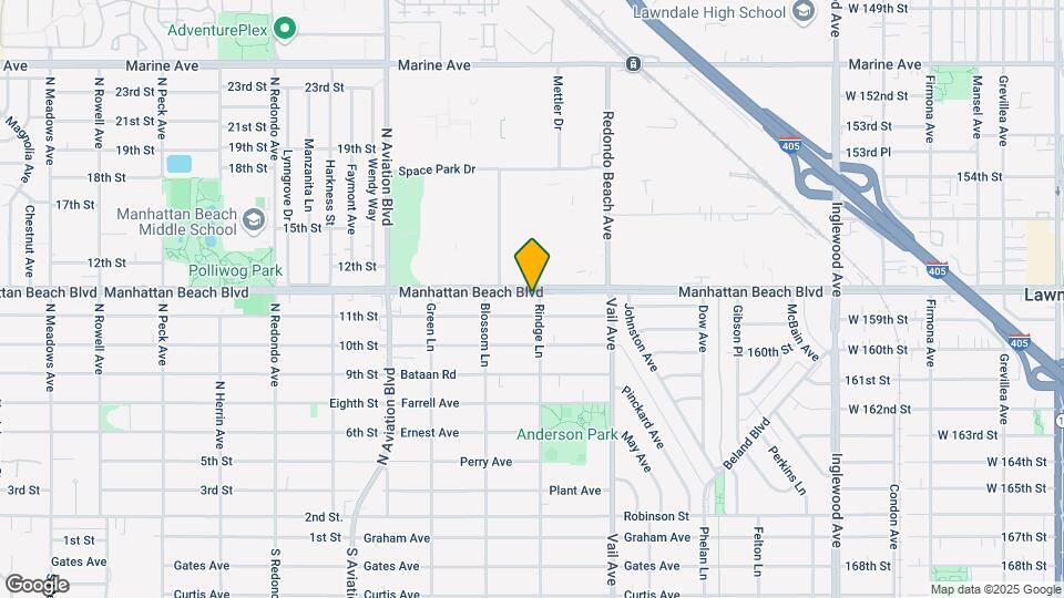 2120 Manhattan Beach Blvd Mapa y Detalles de la Ubicación