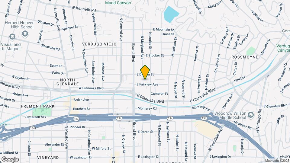207 E Fairview Ave Mapa y Detalles de la Ubicación