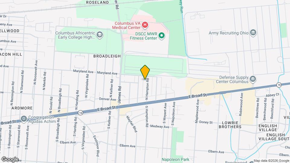 107 N Hampton Rd Map and Location Details