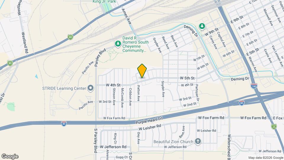 1044 W 5th St Map and Location Details