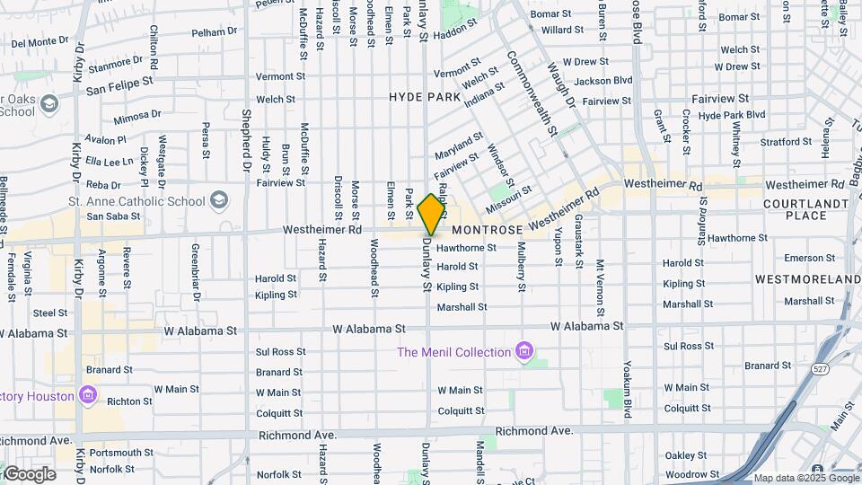 1660 Hawthorne St Mapa y Detalles de la Ubicación
