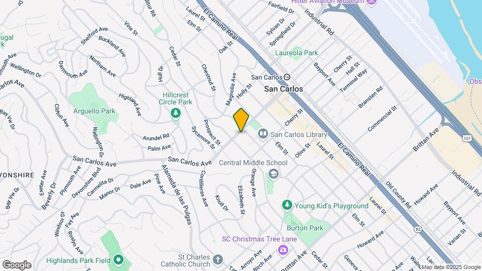 1525 San Carlos Ave Map and Location Details