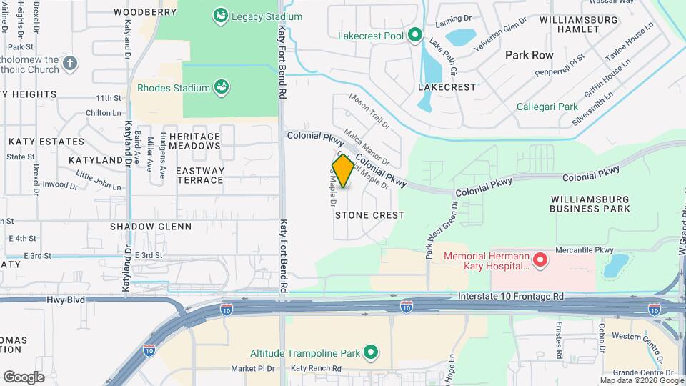 1327 Maple Ace Dr Map and Location Details