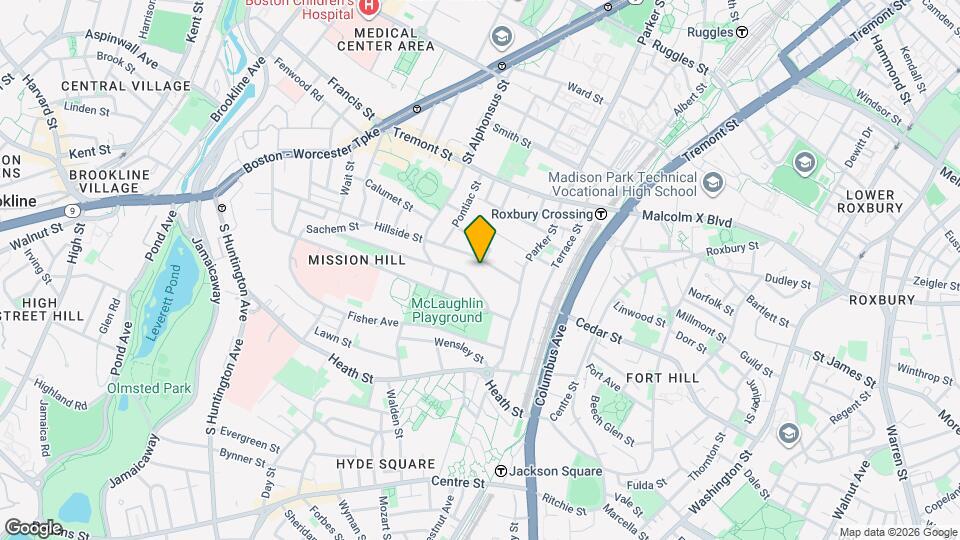 32 Hillside St, Unit 1T Mapa y Detalles de la Ubicación