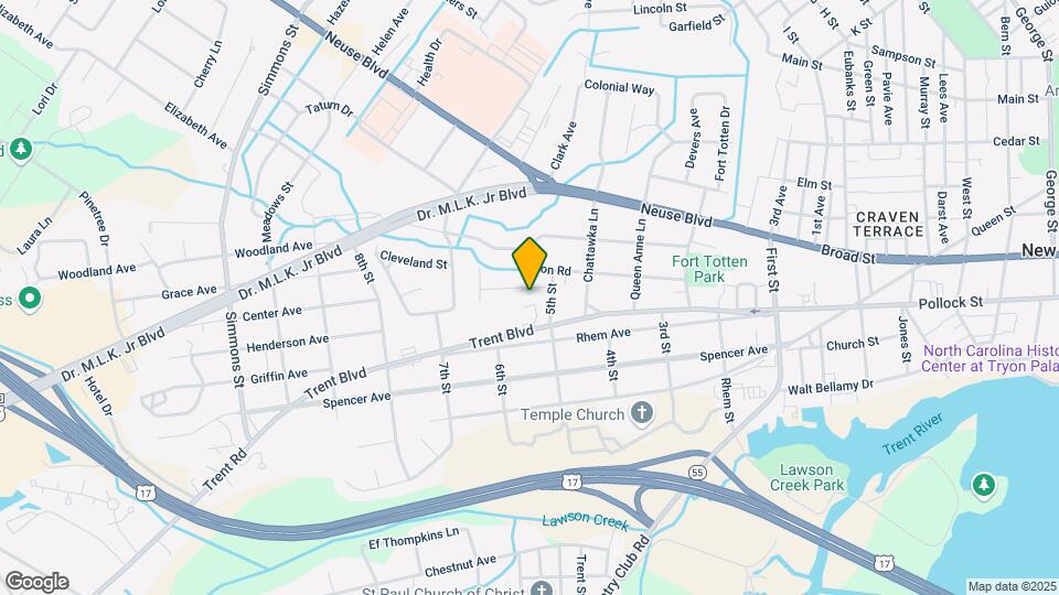 1731 Elmwood Dr-Unit -C Map and Location Details