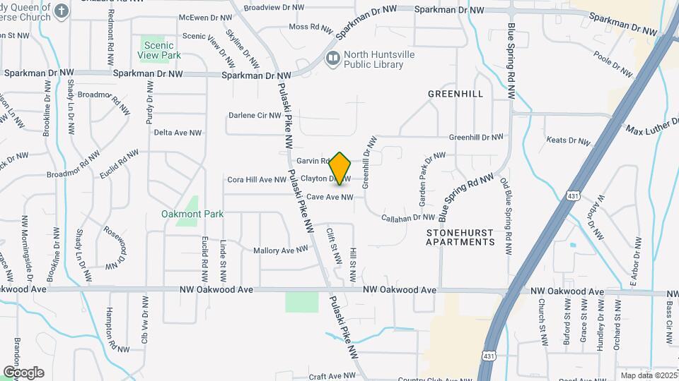 2708 Cave Ave NW Map and Location Details