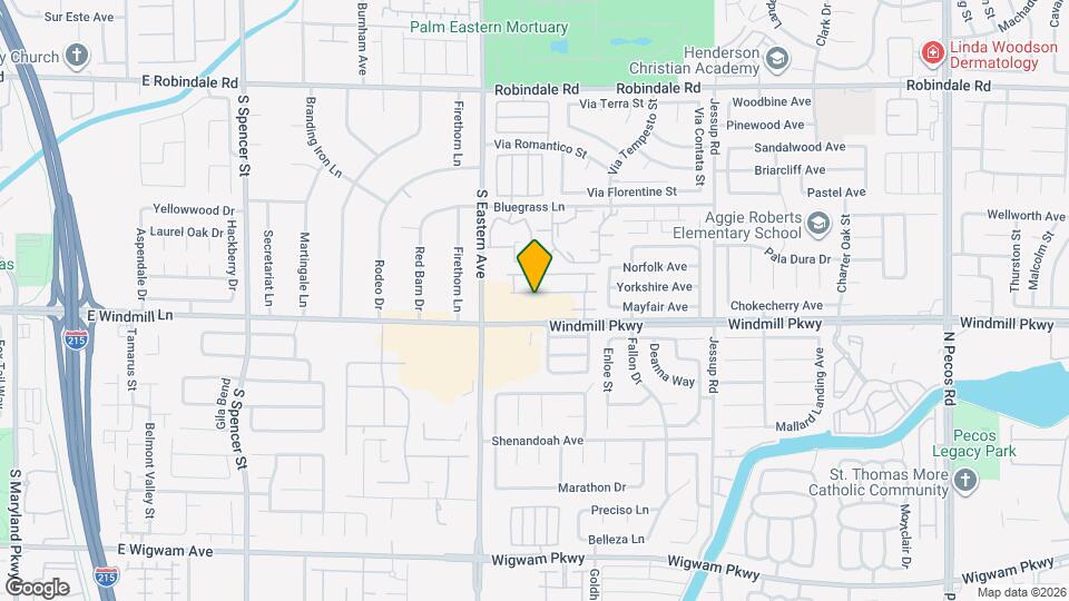 2537 Begonia Valley Ave Map and Location Details