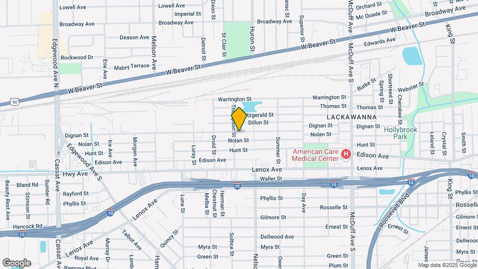 3544 Dignan St Mapa y Detalles de la Ubicación
