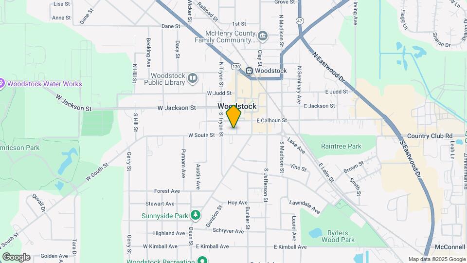 202 W South St Mapa y Detalles de la Ubicación