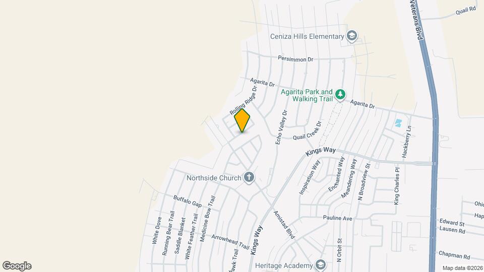 105 Covey Ridge Dr Map and Location Details